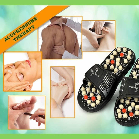 Acupressure & Magnetic Therapy Paduka Slippers – Improves Blood Circulation