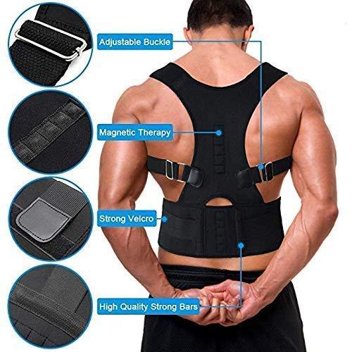 Adjustable posture corrector for back and shoulder support